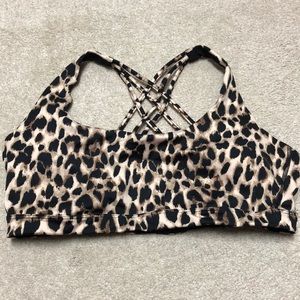 Victoria’s Secret | Strappy Sports Bra Leopard XL